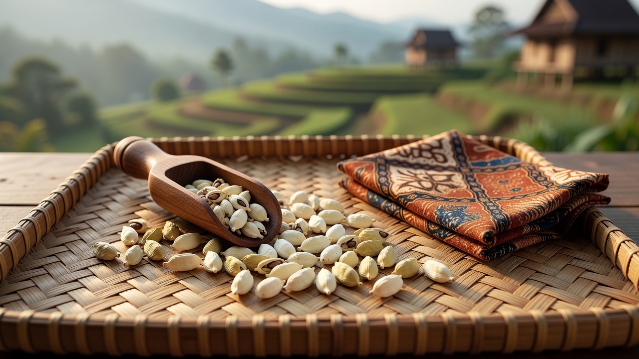 Biodegradable Export Packaging for White Cardamom