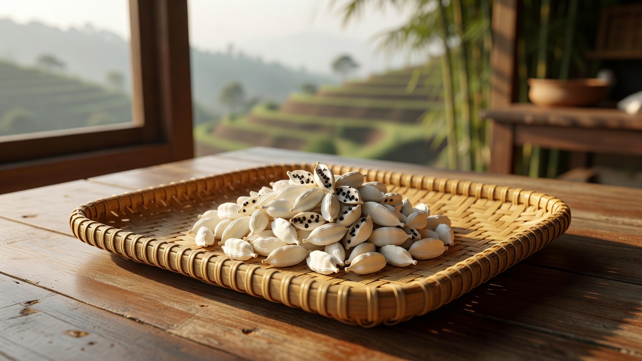 Moisture Control for White Cardamom: Sun vs Machine Drying